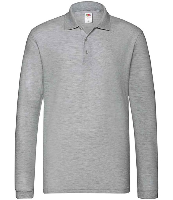 Fruit of the Loom Premium Long Sleeve Cotton Piqu? Polo Shirt