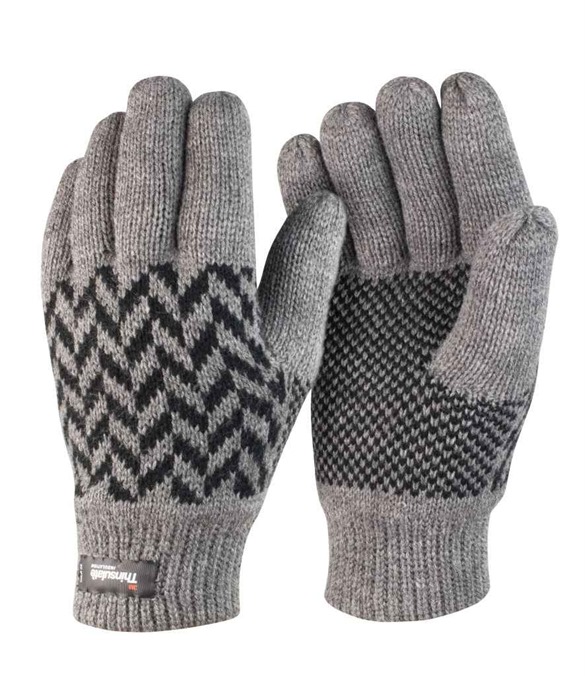 Result Pattern Thinsulate Gloves