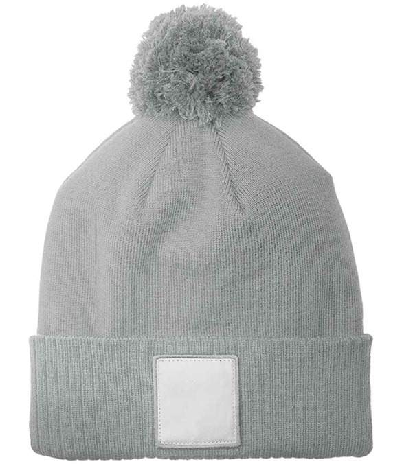 Beechfield Appliqu? Patch Pom Beanie