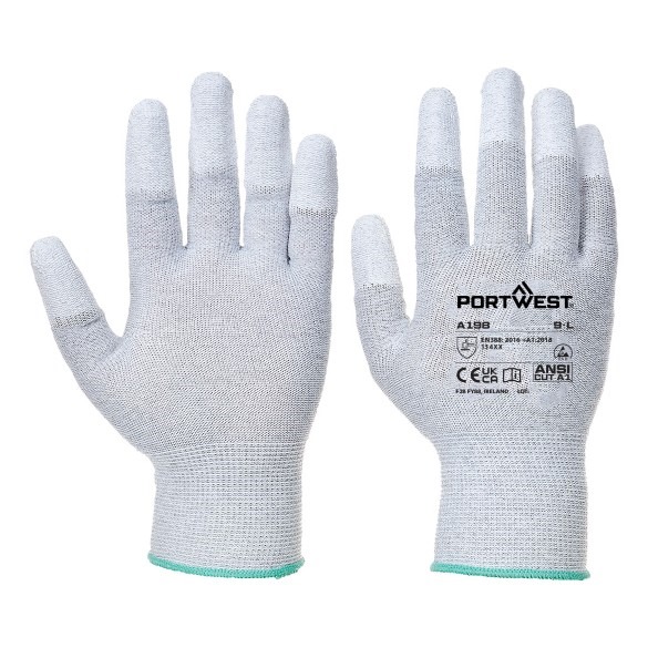 ESD 13 PU Fingertip Glove