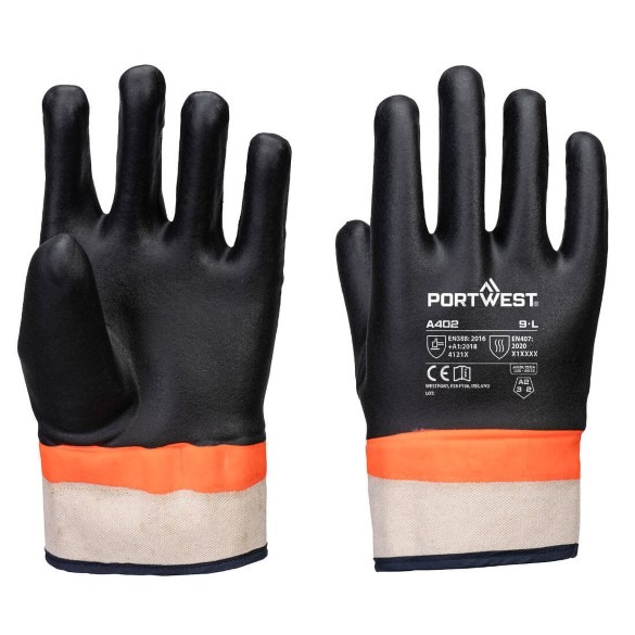 Grip PVC Sandy Double Dipped Glove