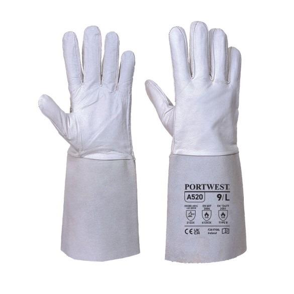 TIG Welders 85 Grain Leather Gauntlet