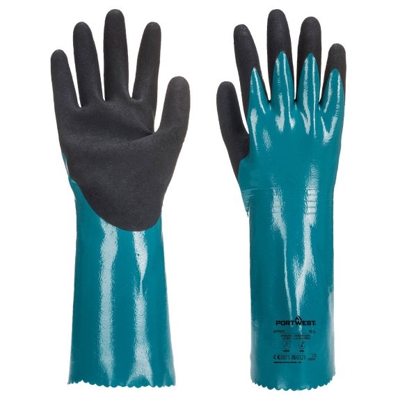 Chem 300 Nitrile Sandy Double Dipped Gauntlet