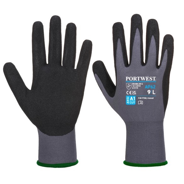 Grip 15 Nitrile Sandy Aqua Glove