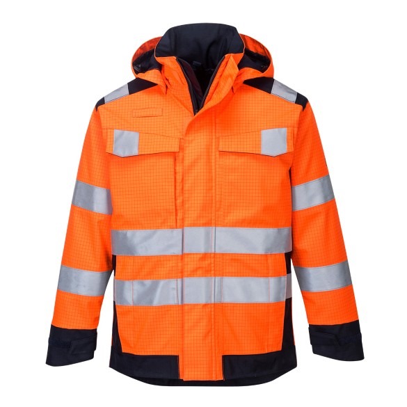 Modaflame Rain+ Hi-Vis Multi-Norm Contrast FR Jacket