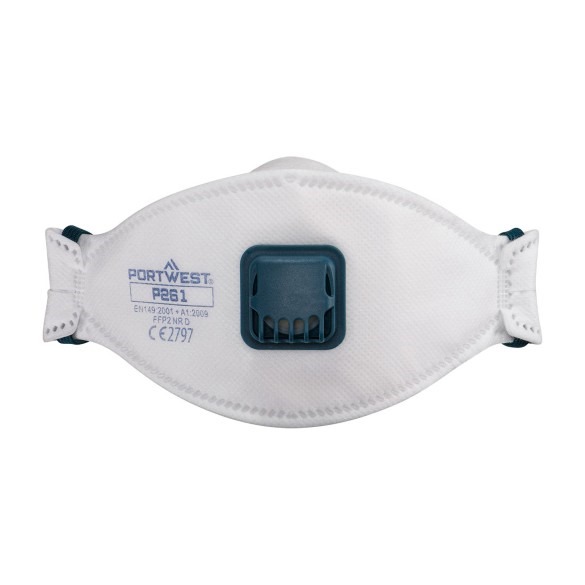 Trifold Valved Dolomite FFP2 Respirator (Pk10)