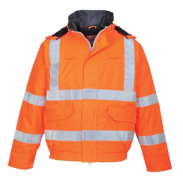 Bizflame Rain Hi-Vis FR Winter Bomber Jacket