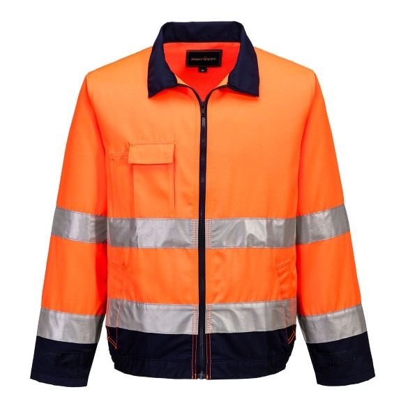 Madrid Hi-Vis Contrast Bomber Jacket
