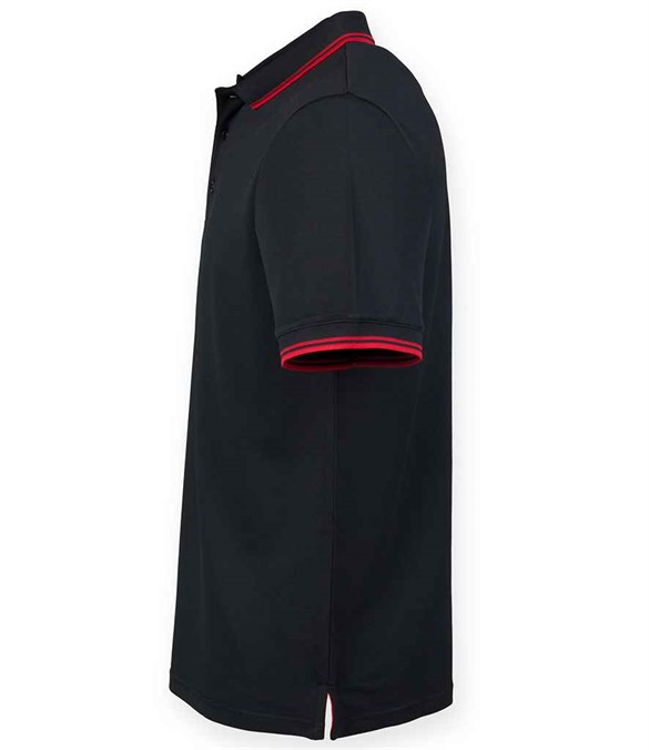 Henbury Coolplus Tipped Polo Shirt