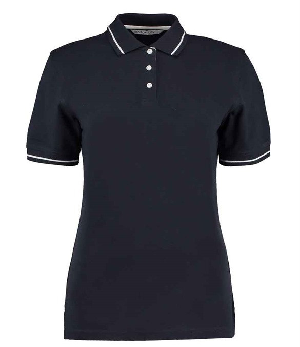 Kustom Kit Ladies St Mellion Tipped Cotton Piqu? Polo Shirt