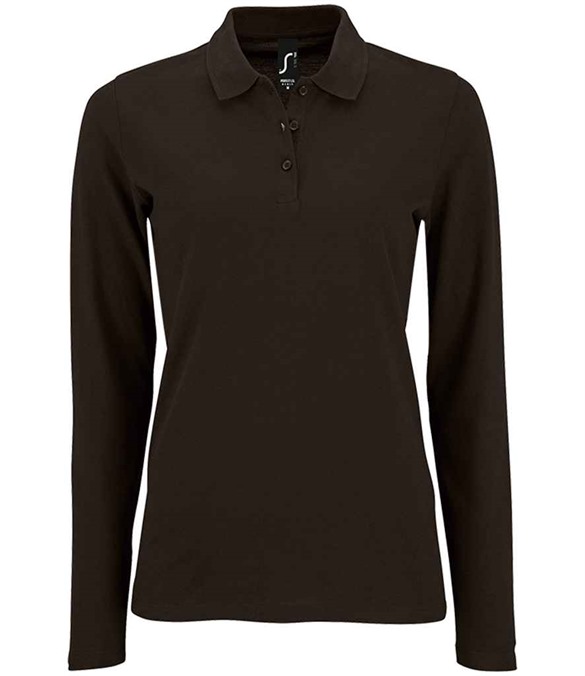 SOL'S Ladies Perfect Long Sleeve Piqu? Polo Shirt