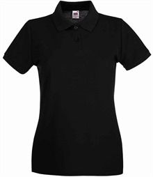 Fruit of the Loom Lady-Fit Premium Cotton Piqu? Polo Shirt