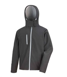 Result Recycled Hooded Three Layer Soft Shell Jacket