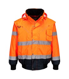 Hi-Vis 3-in-1 Contrast Bomber Jacket