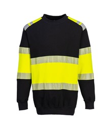 PW3 Modaflame Knit Hi-Vis Class 1 FR Sweatshirt