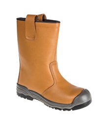 Steel Action Leather Rigger Boot S1P SR