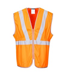 Hi-Vis Zip Long Length Vest