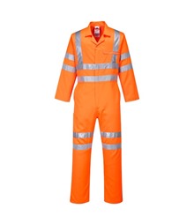 Hi-Vis Polycotton Service Coverall