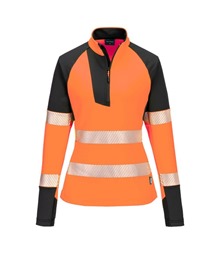 PW3 Hi-Vis Women's 1/4 Zip Sweatshirt