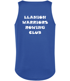 LLanion Warriors Rowing Club Vest with Embroidered Front Logo and Back Print