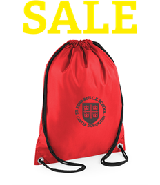 SALE - St. Edward's Embroidered PE Bag