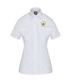 NCl - Women’s Pilot Short Sleeved Blouse With Logo Embroidered on Front Left Chest