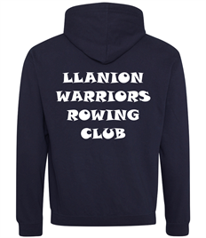 LLanion Warriors Rowing Club Hoody with Front Embroidery and Back Print