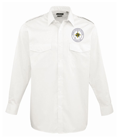 NCl -  St Alban's Head - Long Sleeve Men's Pilot Shirt.