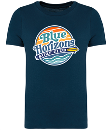 Blue Horizon Junior T-Shirt with Large Centre Printed Front Logo