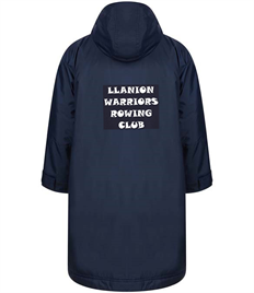 Llanion Warriors Rowing Club Adult Robe with Embroidered Front Logo and Back Print