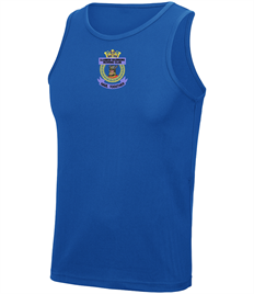 LLanion Warriors Rowing Club Vest with Embroidered Centre Front Logo