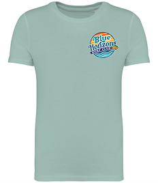 Blue Horizons Surf Club Adult T shirt with Printed Logo on Front and Back