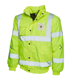 NCl - Hi Vis Yellow Bomber Jacket (Unisex)