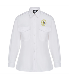 NCl - Women’s Pilot Long Sleeved Blouse With Logo Embroidered on Front Left Chest