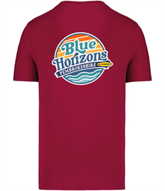 Blue Horizons Surf Club Junior T shirt with Printed Logo on Front and Back