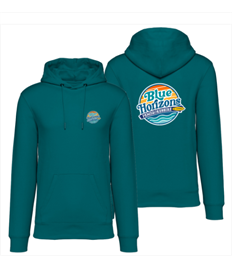 Blue Horizons Surf Club - Sustainable Hoodies.