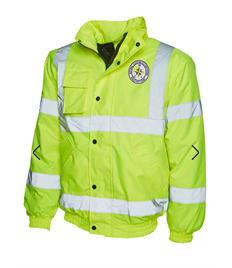 NCI Wooltack Point Hi Vis Yellow Bomber Jacket (Unisex)