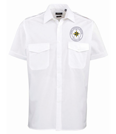 NCl - St Alban's Head - Short Sleeve Men's Pilot Shirt.