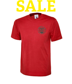 SALE - St Edwards School, Embroidered PE T-Shirt. Age 7-8.